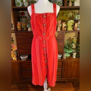 Striped Midi Dress MEDIUM